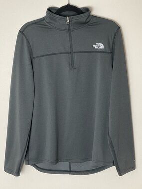 The North Face Men's Gray Half-Zip Performance Pullover Gorpcore Athletic M